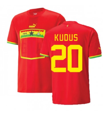 Ghana Mohammed Kudus #20 Udebanetrøje VM 2022 Kort ærmer